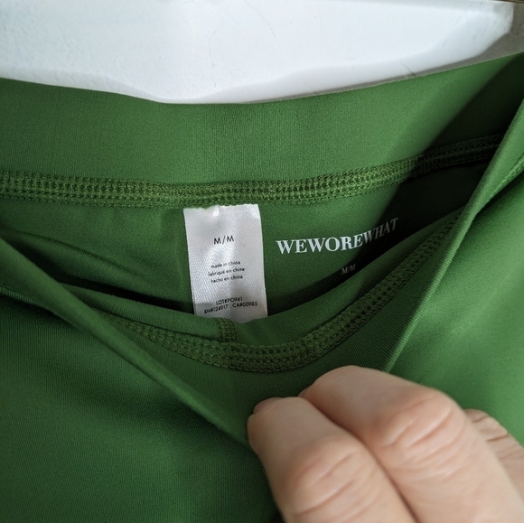 WEWOREWHAT Active Tennis Workout Skort Court Green NEW Size M - Picture 6 of 7